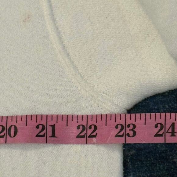 Vintage 80s Yale University Crest White Galt Sand Crewneck Adult Large - Picture 5 of 5